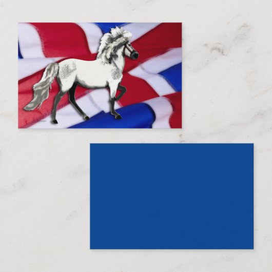 フリーヤアイスランドホース 名刺 (正面/裏面)