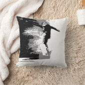 フリーライディング – スノーボーダー クッション (ブランケット)