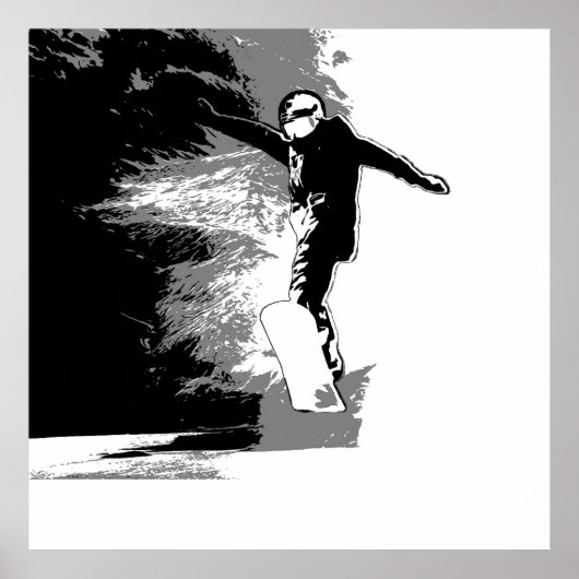 フリーライディング – スノーボーダー ポスター (正面)