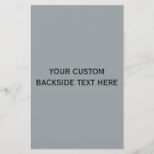 フリーライドのカスタムフライヤー チラシ (裏面)