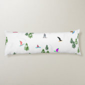 フリーライドスノーボーダーズスノーボードデザイン ボディピロー (裏面)