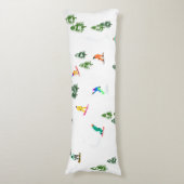 フリーライドスノーボーダーズスノーボードデザイン ボディピロー (正面縦)