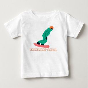 フリーライド・スノーボーダー・スノーボードチーム ベビーTシャツ