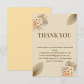 フリーランスのクライアントサンキューカード | プロフェッショナルバス サンキューカード (正面/裏面)