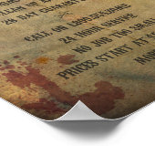 フリーランスのゾンビハンターポスター ポスター (角)