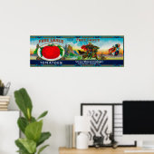 フリーランスのトマトラベルシカゴ, IL ポスター (ホームオフィス)