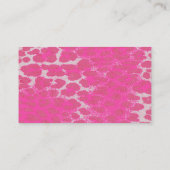 フリーランスのライターの名刺/ピンクチーズ 名刺 (裏面)