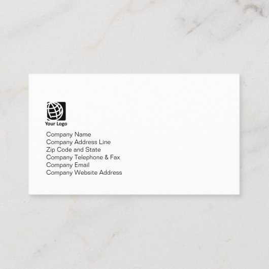 フリーランスのライタープリント出版シンプルモノグラム 名刺 (裏面)