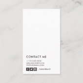 フリーランスのライター作家 名刺 (裏面)