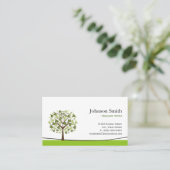 フリーランスのライター – エレガント Wish Tree 名刺 (スタンド正面)