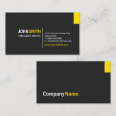 フリーランスのライター – モダン Twill Grid 名刺 (正面/裏面)