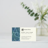 フリーランスのライターThin Lettersモノグラム 名刺 (スタンド正面)