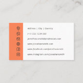 フリーランスの名刺|トイル·ド·ジュイ 名刺 (裏面)