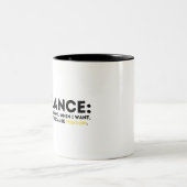 フリーランスの定義 ツートーンマグカップ (中央)