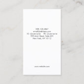 フリーランスの書道噴水ペン 名刺 (裏面)