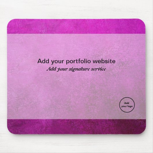 フリーランスの紫の宣伝デジタルノマド マウスパッド (正面)