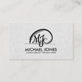 フリーランス作家の聖幾何学ゴールデンスパイラル 名刺 (正面)