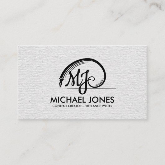 フリーランス作家の聖幾何学ゴールデンスパイラル 名刺 (正面)