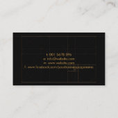 フリーランス作家の聖幾何学ゴールデンスパイラル 名刺 (裏面)