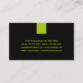 フリーランス作家ミントモダングリーン 名刺 (裏面)