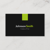 フリーランス作家ミントモダングリーン 名刺 (正面)