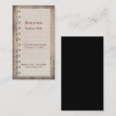 フリーランス作家 名刺 (正面/裏面)