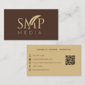 フリーランス・ライター・ビジネス・カード 名刺 (正面/裏面)