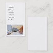 フリーランス・ライター 名刺 (正面/裏面)