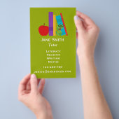 フリーランス·リテラシーの指導者または先生子供へ チラシ (ハンドル)