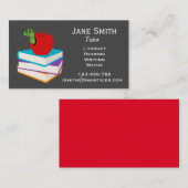 フリーランス·リテラシーの指導者または先生子供へ 名刺 (正面/裏面)