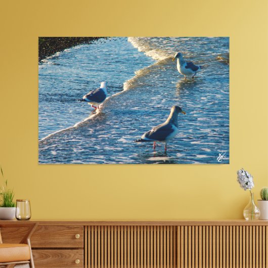 フリーランド反乱湾#1 キャンバスプリント (インサイチュ (リビング))