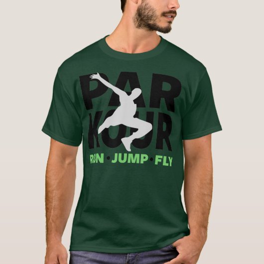 フリーランナーフリーランニングトラキュールパークール Tシャツ (正面)