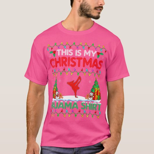 フリーランニング クリスマス Tシャツ ホリデー パルクール クリスマス Tシャツ (正面)