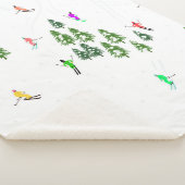 フリーリドアルパインスキーヤーズスキーイラストレーションパーティー シェルパブランケット (3/4)