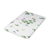 フリーリドアルパインスキーヤーズスキーイラストレーションパーティー バスマット (アングル)