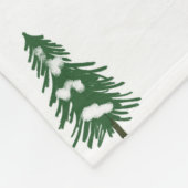 フリーリドアルパインスキーヤーズスキーイラストレーションパーティー フリースブランケット (角)