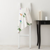 フリーリドスノーボーダースノーボードイラストレーション シェルパブランケット (インサイチュ)