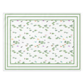 フリーリドスノーボーダースノーボードイラストレーション テーブルクロス (正面(横))