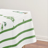 フリーリドスノーボーダースノーボードイラストレーション テーブルクロス (インサイチュ)