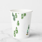 フリーリドスノーボーダースノーボードデザイン 紙コップ (右)