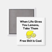 フリーレモン マグネット (正面/裏面)