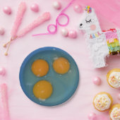 フリーレンジチキンエッグ紙プレート ペーパープレート (パーティー)