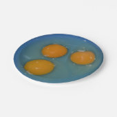 フリーレンジチキンエッグ紙プレート ペーパープレート (アングル)