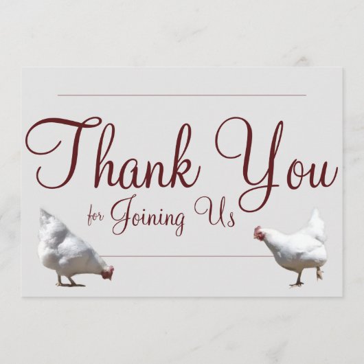 フリーレンジファームチキンディナーメニューカード メニュー (裏面)