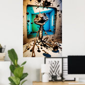 フリーレンジメディアラット管理 ポスター (ホームオフィス)