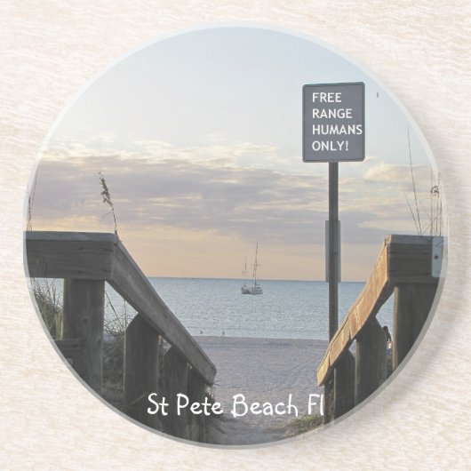 フリーレンジ人間のみ！コースター コースター (正面)