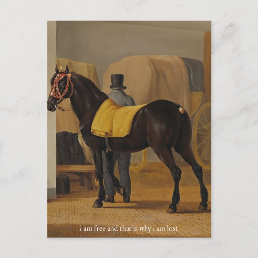 フリーロストポスター ポストカード (正面)