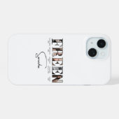 フリーンスローチャ – FreenBecky iPhone 15ケース (裏面横)