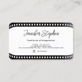 フリー写真家転が映画カメラホワイトBusi 名刺 (裏面)