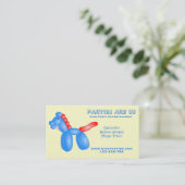 フリー子供のパーティーのプランナーのエンターテイメント 名刺 (スタンド正面)